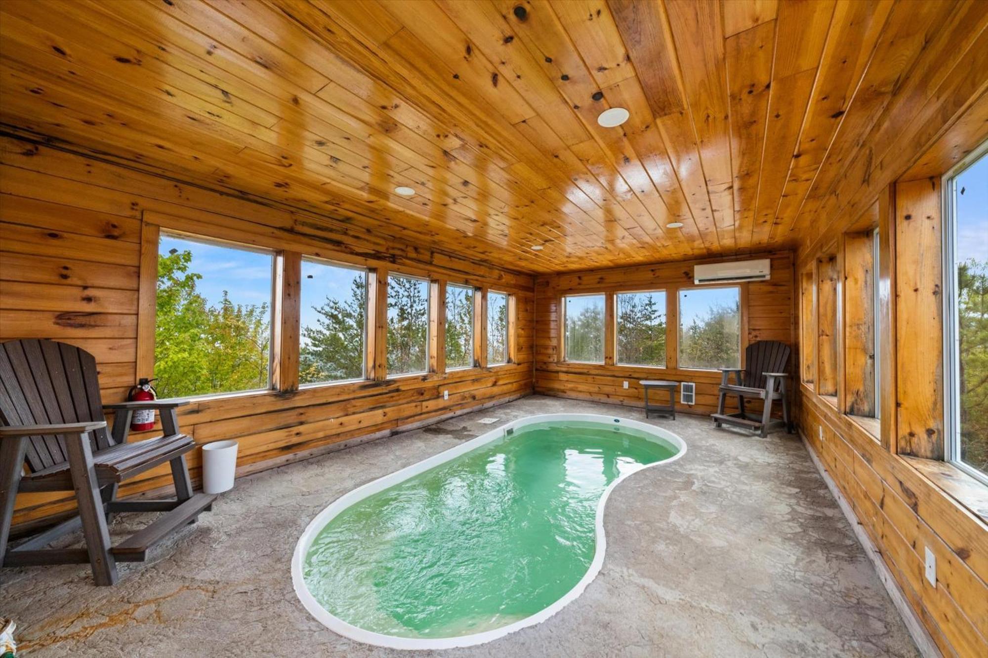 Luxurious 4Br W 360 Views Indoor Pool Theater Gameroom Hot Tub Free Attraction Tickets Sevierville Bagian luar foto
